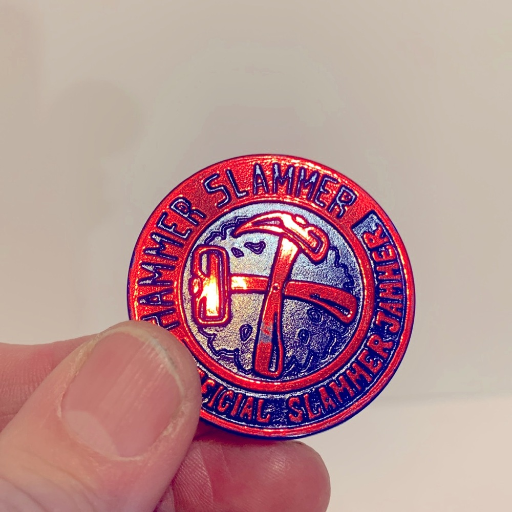 hammer slammer OFFICIAL SLAMMER JAMMER blue red